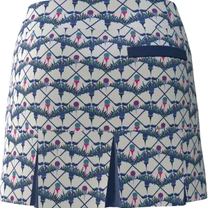 AB SPORT Women's Golf Clubs Print Back Pleat Golf Skirt BSKG05-GC34W