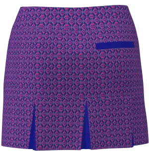AB SPORT Women's Martini Print Back Pleat Golf Skirt - MART2D