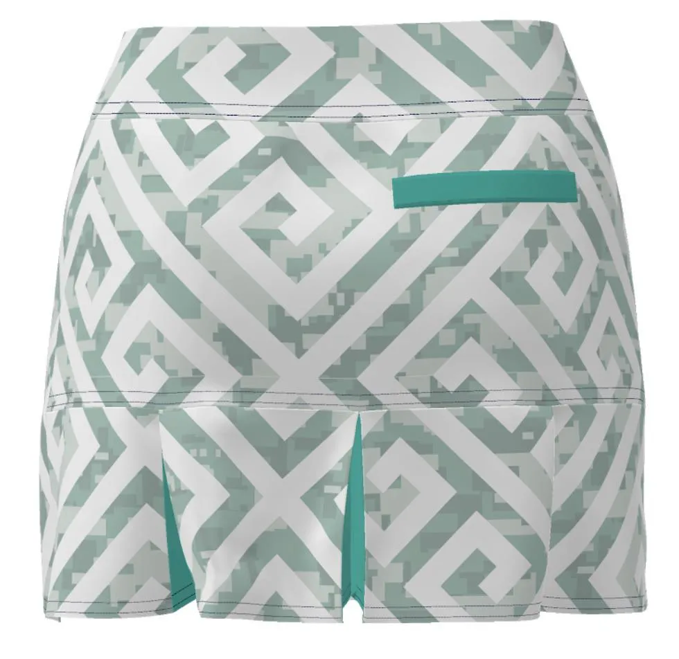 AB SPORT Women's Trellis Print Golf Skirt  BSKG05-TRLG