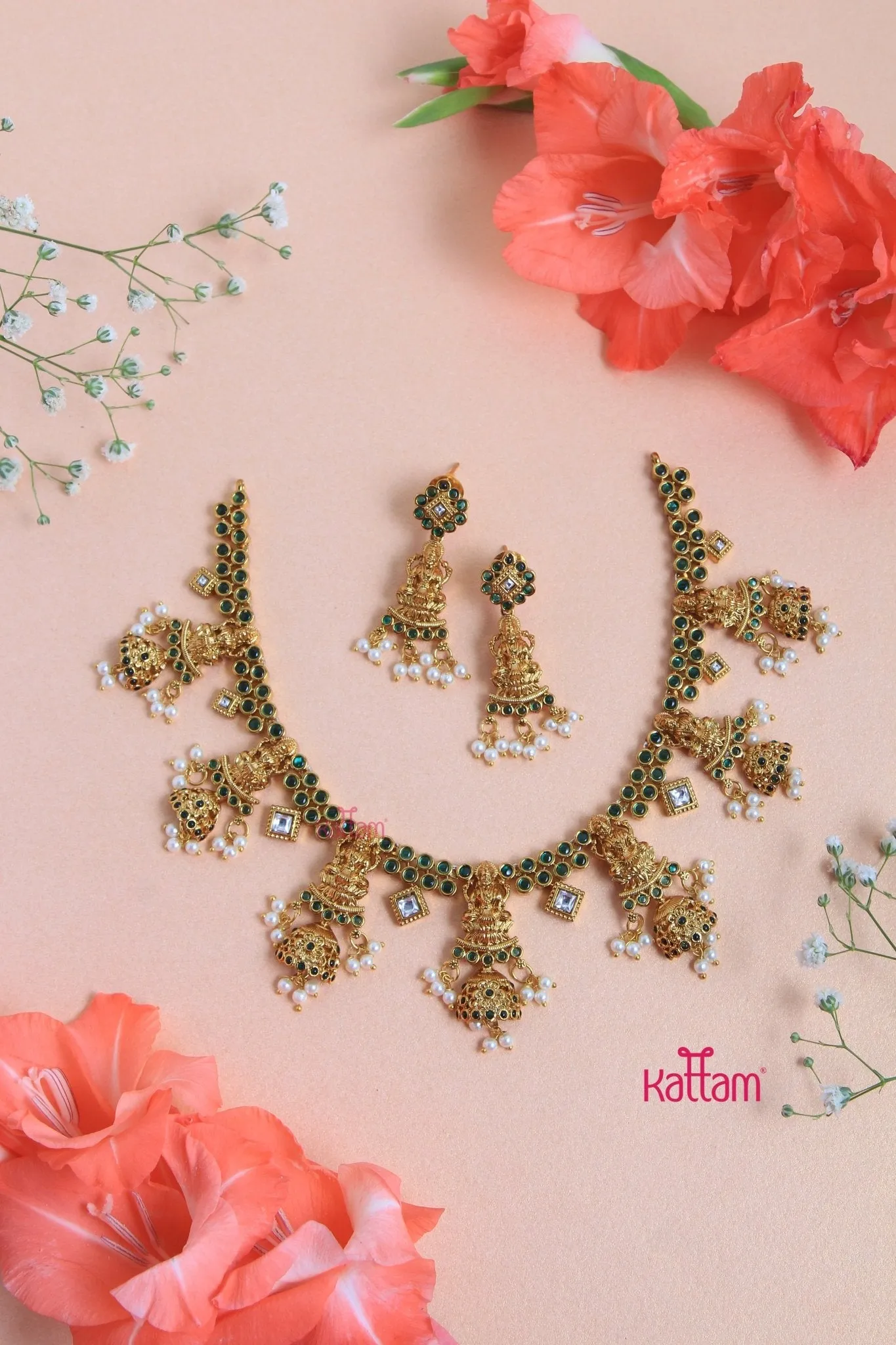 Anjana - Goddess Green Necklace