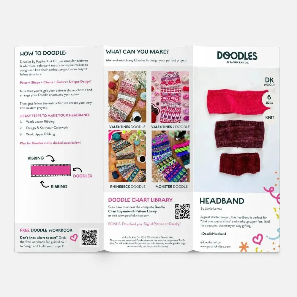 Base Doodle Headband Pattern