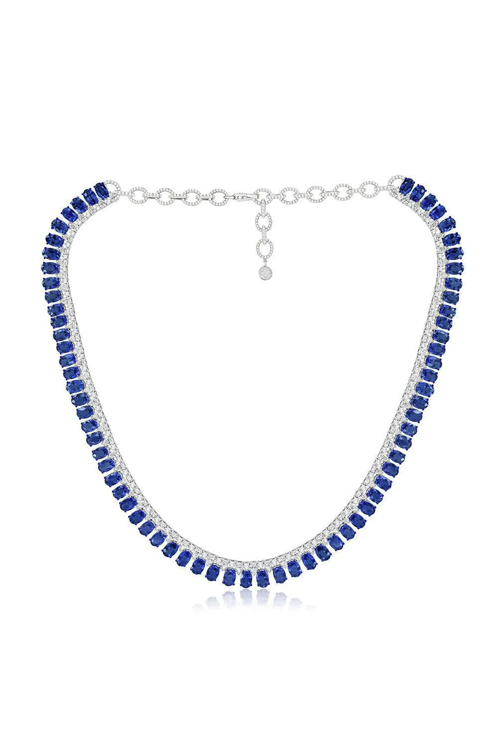 Blue Sapphire Statement Necklace
