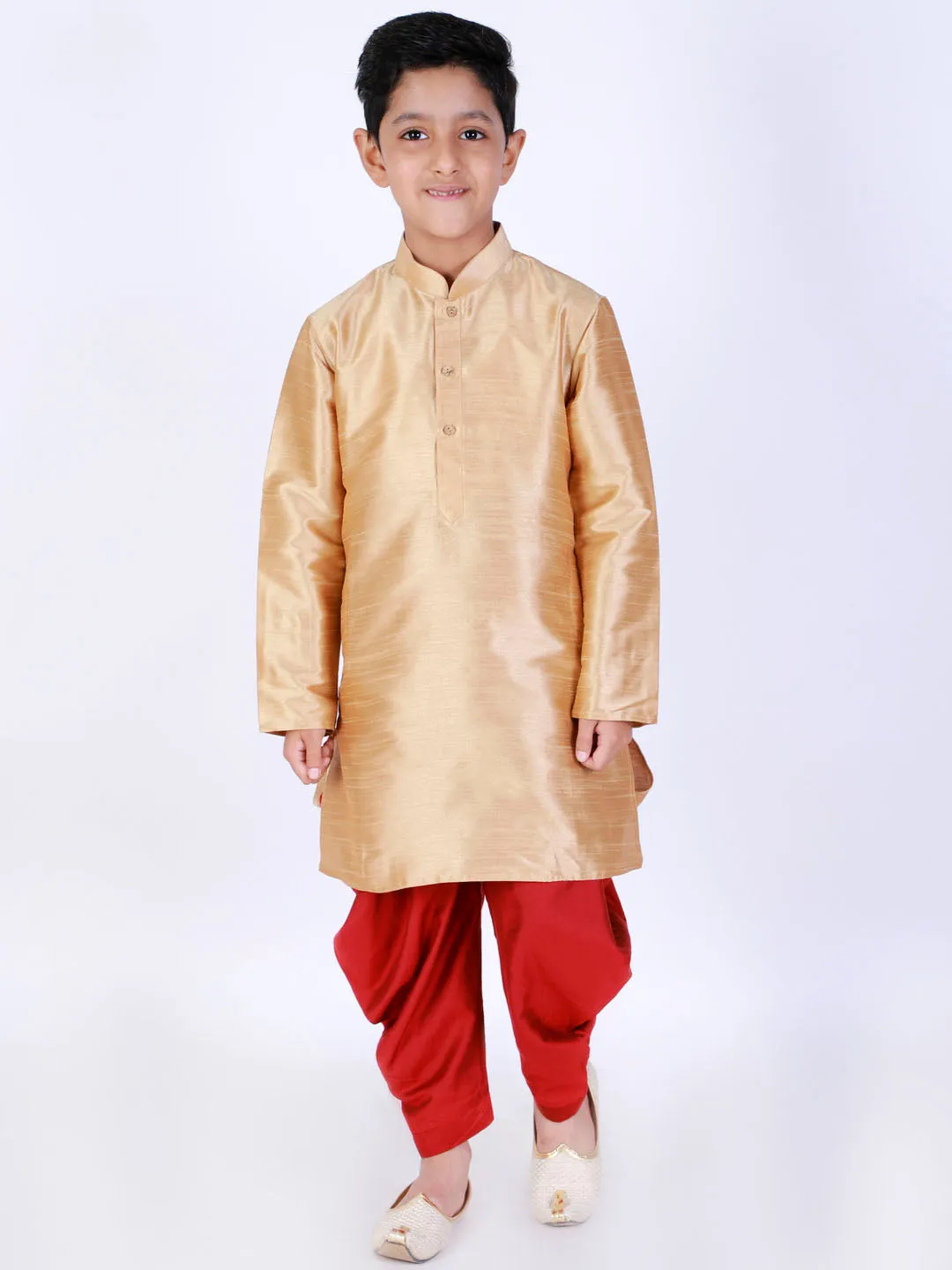 Boy's Maroon Dhoti - Vastramay Boys