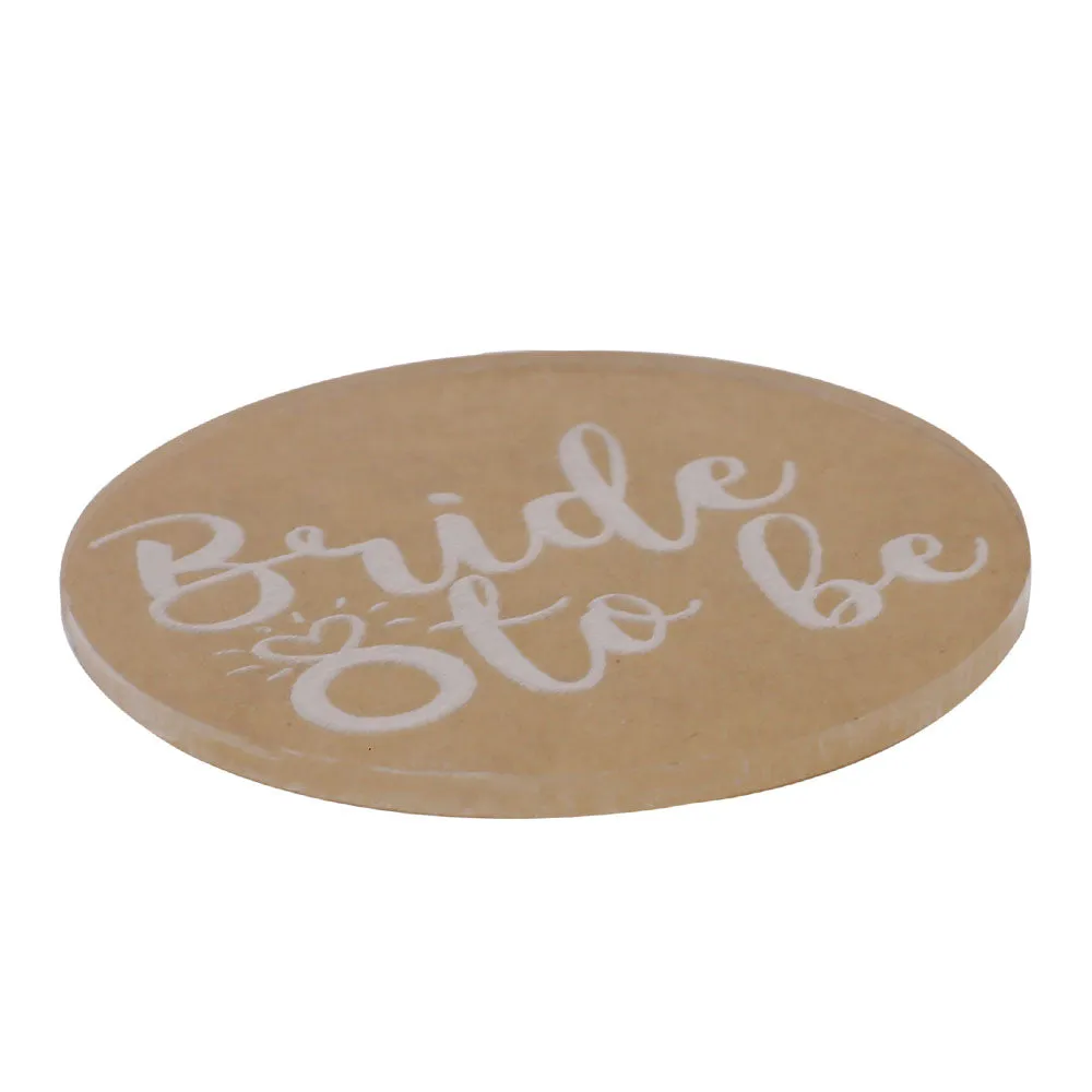 Bride To Be Fondant Stamp Plastic