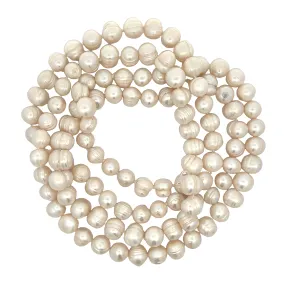 Classic Pearl Long Necklace