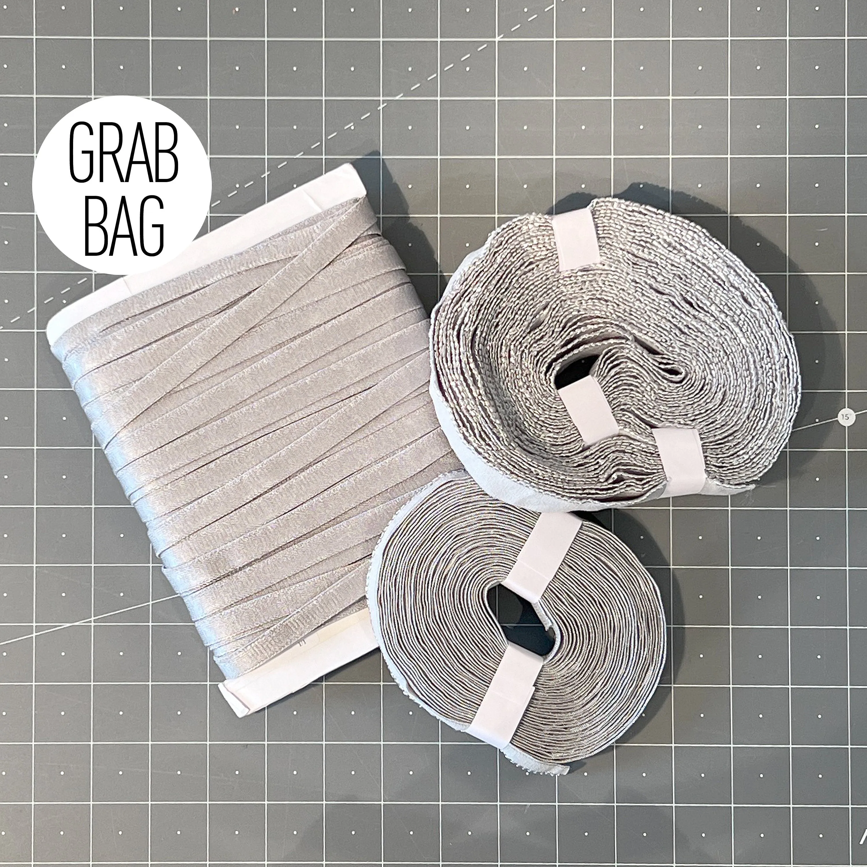 CLEARANCE- Elastics Grab Bag in Gray No. 2