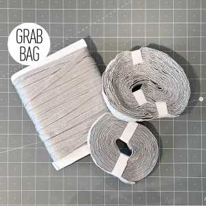 CLEARANCE- Elastics Grab Bag in Gray No. 2