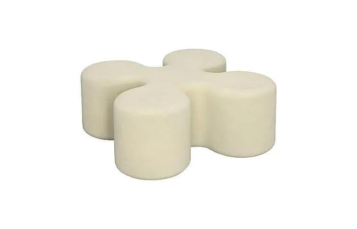 Clover Coffee Table, Roman Stone