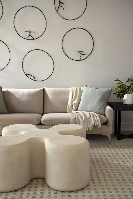 Clover Coffee Table, Roman Stone