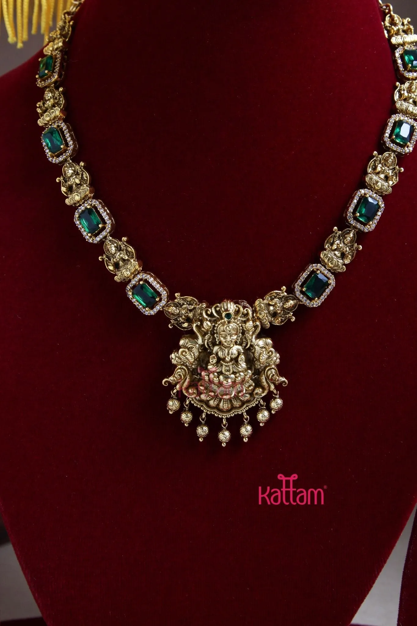 Devika - Goddess Green Necklace ( Detachable)
