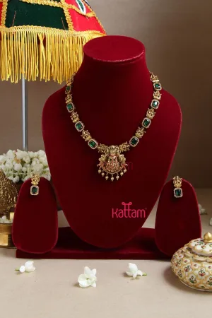 Devika - Goddess Green Necklace ( Detachable)