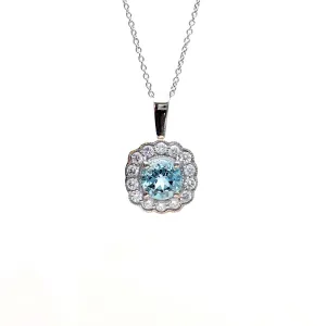 Edwardian Era Replica Aquamarine Pendant #SM1109AQ