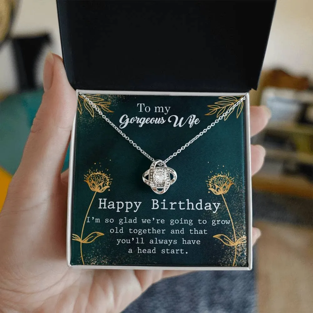 Eternal Love Knot Necklace: A Timeless Birthday Treasure for Your Wife