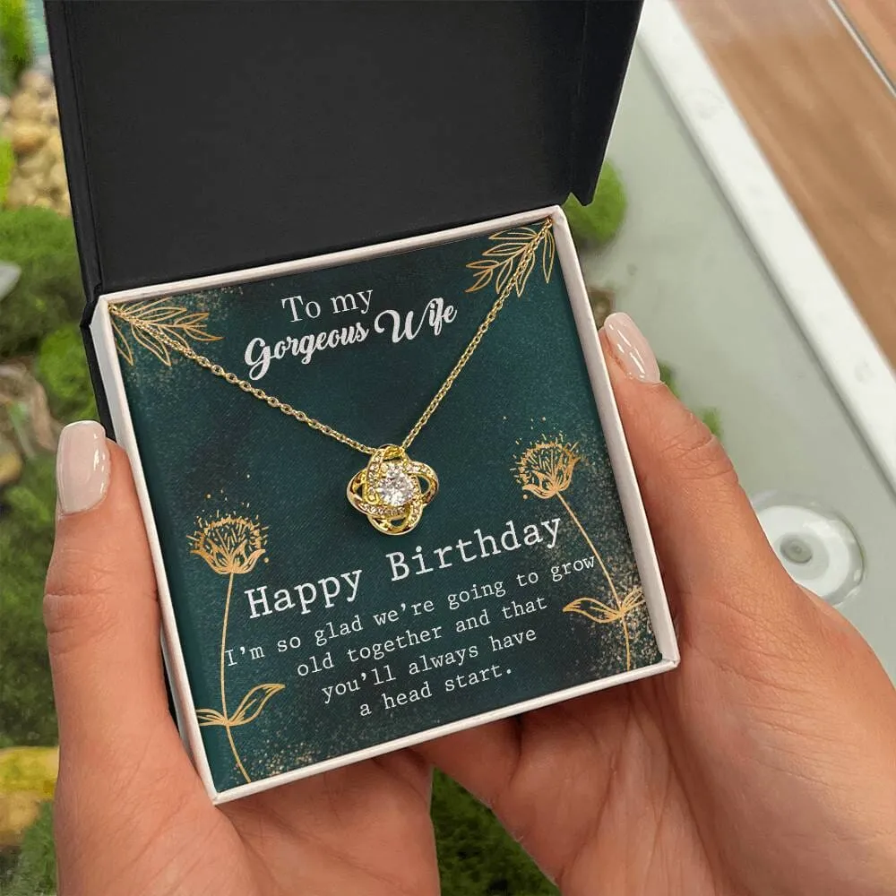 Eternal Love Knot Necklace: A Timeless Birthday Treasure for Your Wife