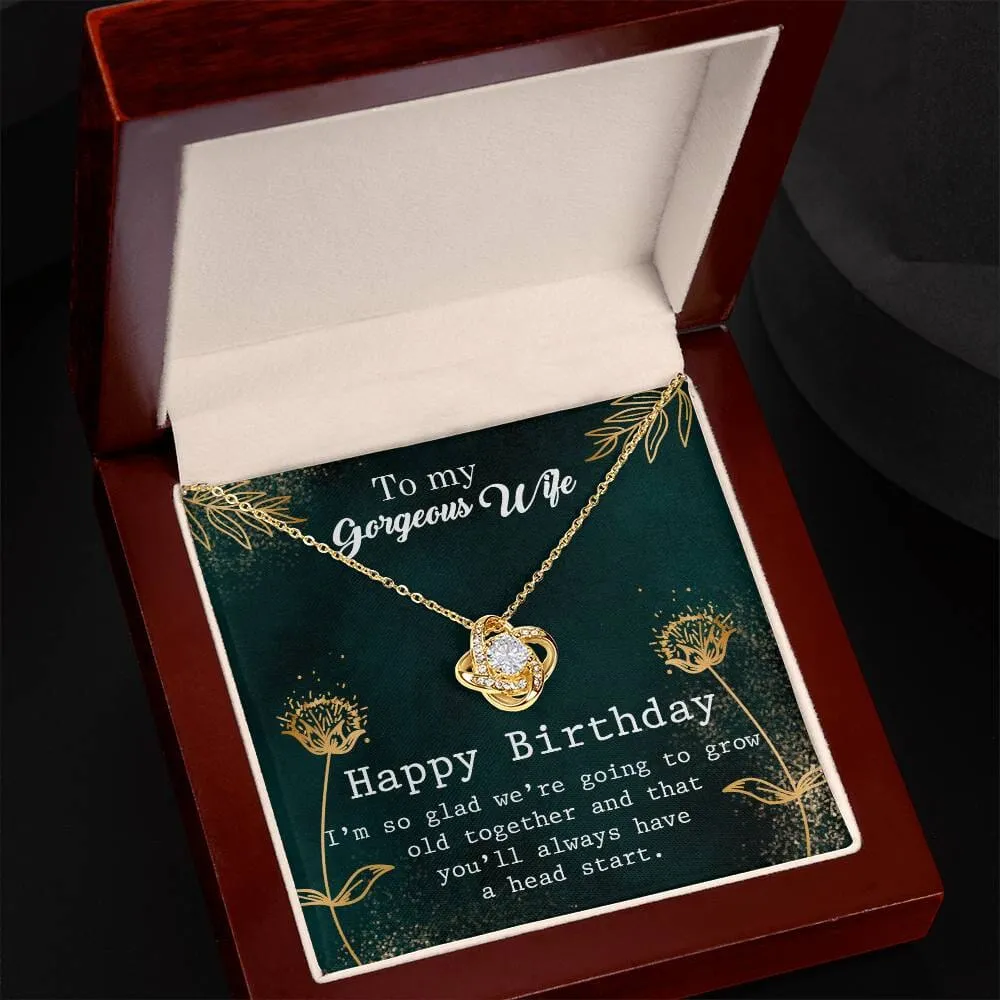 Eternal Love Knot Necklace: A Timeless Birthday Treasure for Your Wife