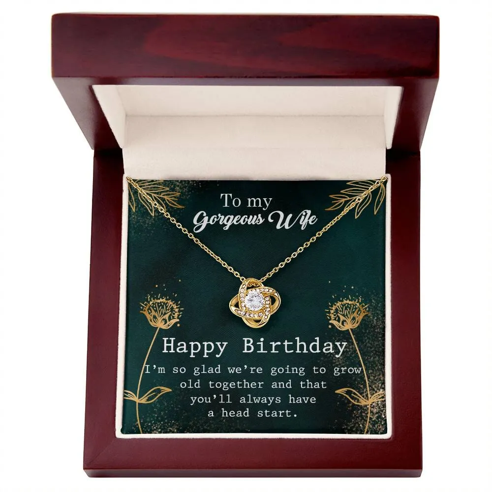 Eternal Love Knot Necklace: A Timeless Birthday Treasure for Your Wife