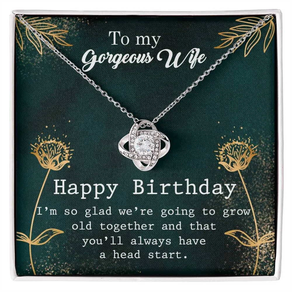 Eternal Love Knot Necklace: A Timeless Birthday Treasure for Your Wife