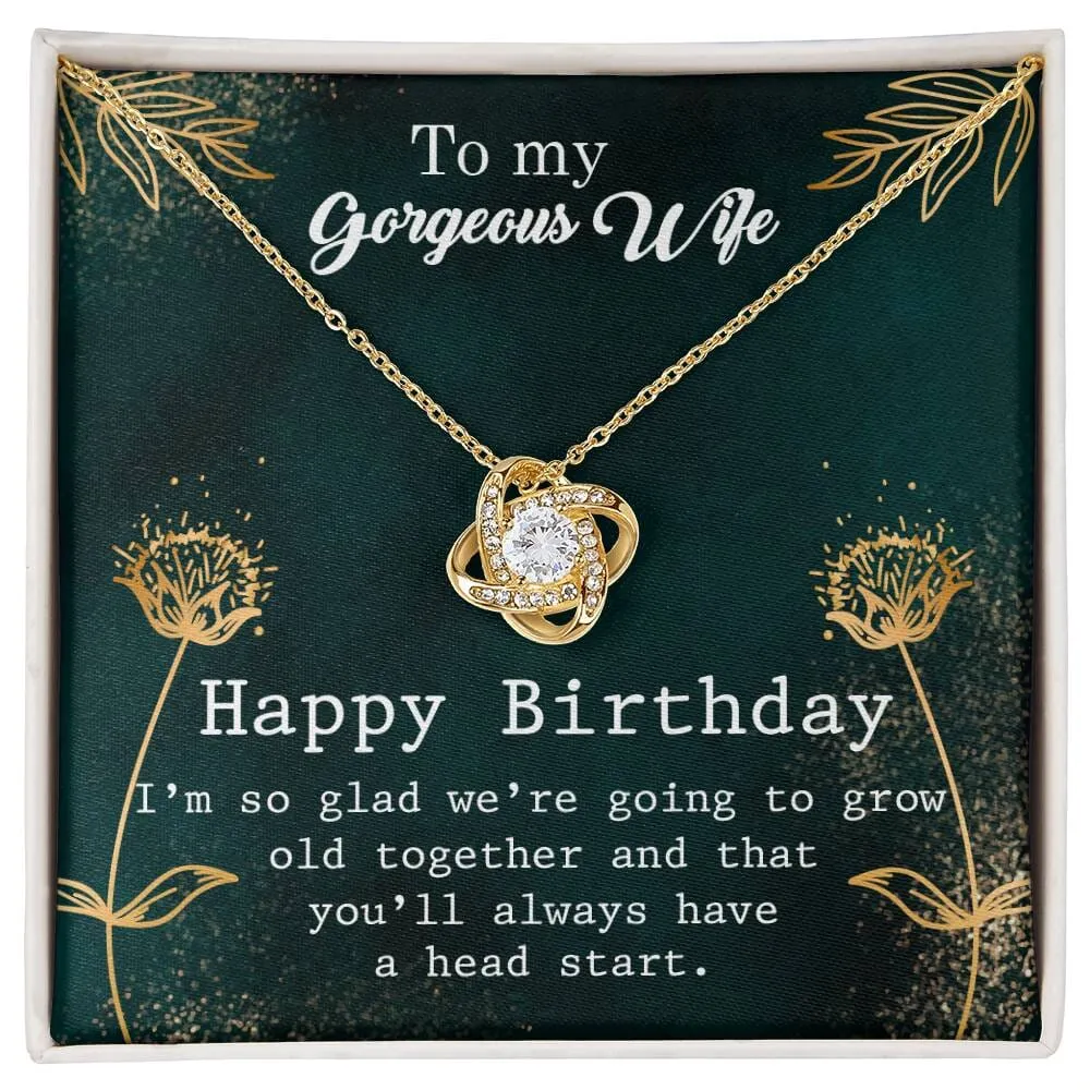 Eternal Love Knot Necklace: A Timeless Birthday Treasure for Your Wife