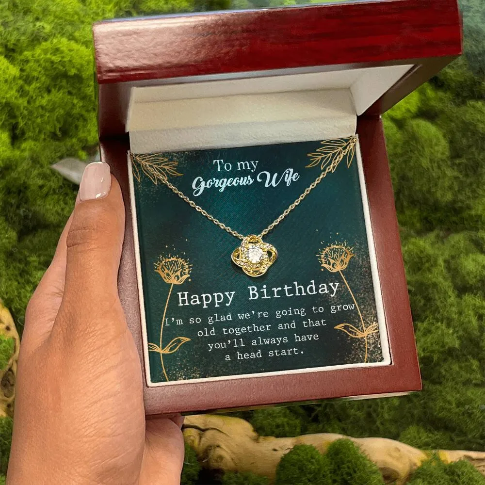 Eternal Love Knot Necklace: A Timeless Birthday Treasure for Your Wife