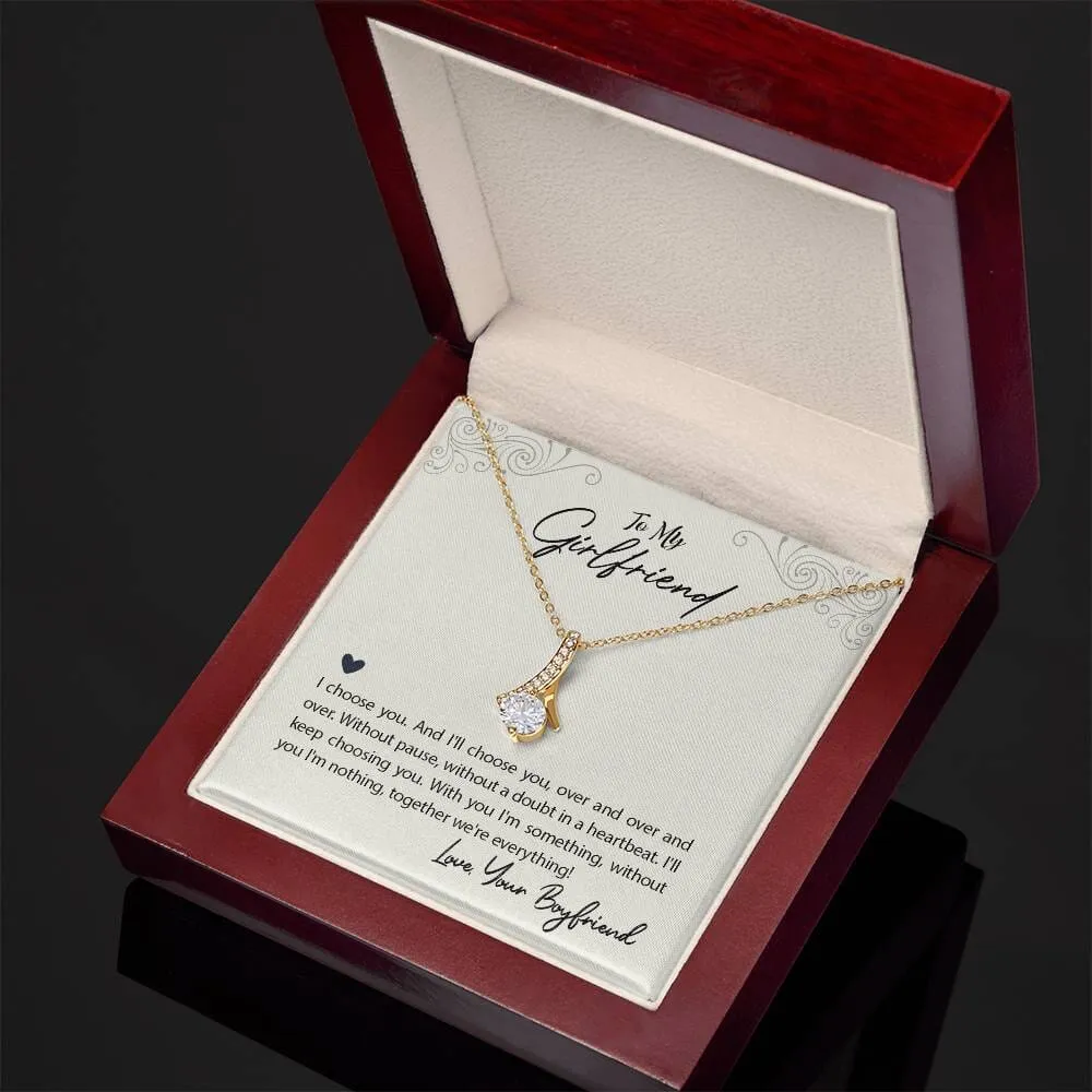 Eternal Love Ribbon Necklace: A Timeless Symbol of Unending Devotion
