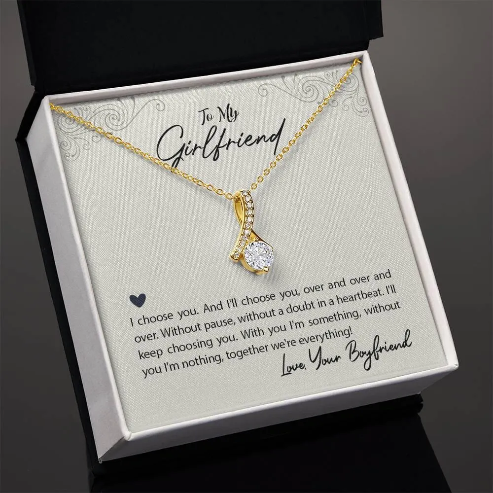Eternal Love Ribbon Necklace: A Timeless Symbol of Unending Devotion