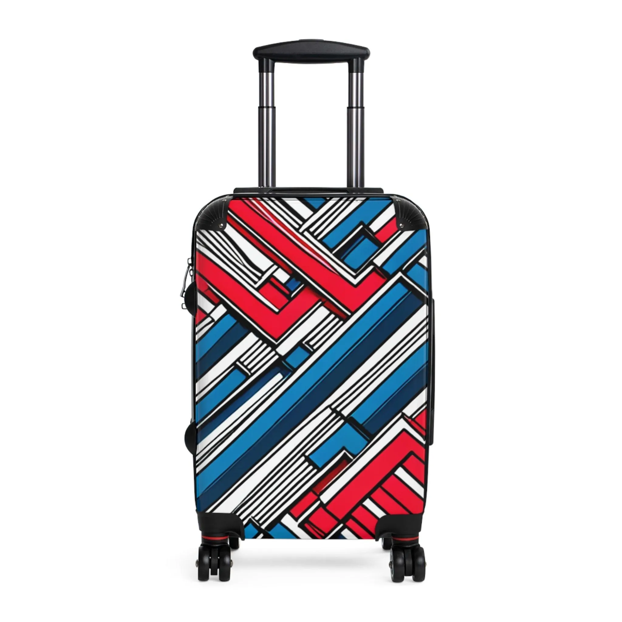 Geometric Patriot Suitcase