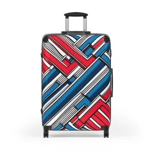 Geometric Patriot Suitcase