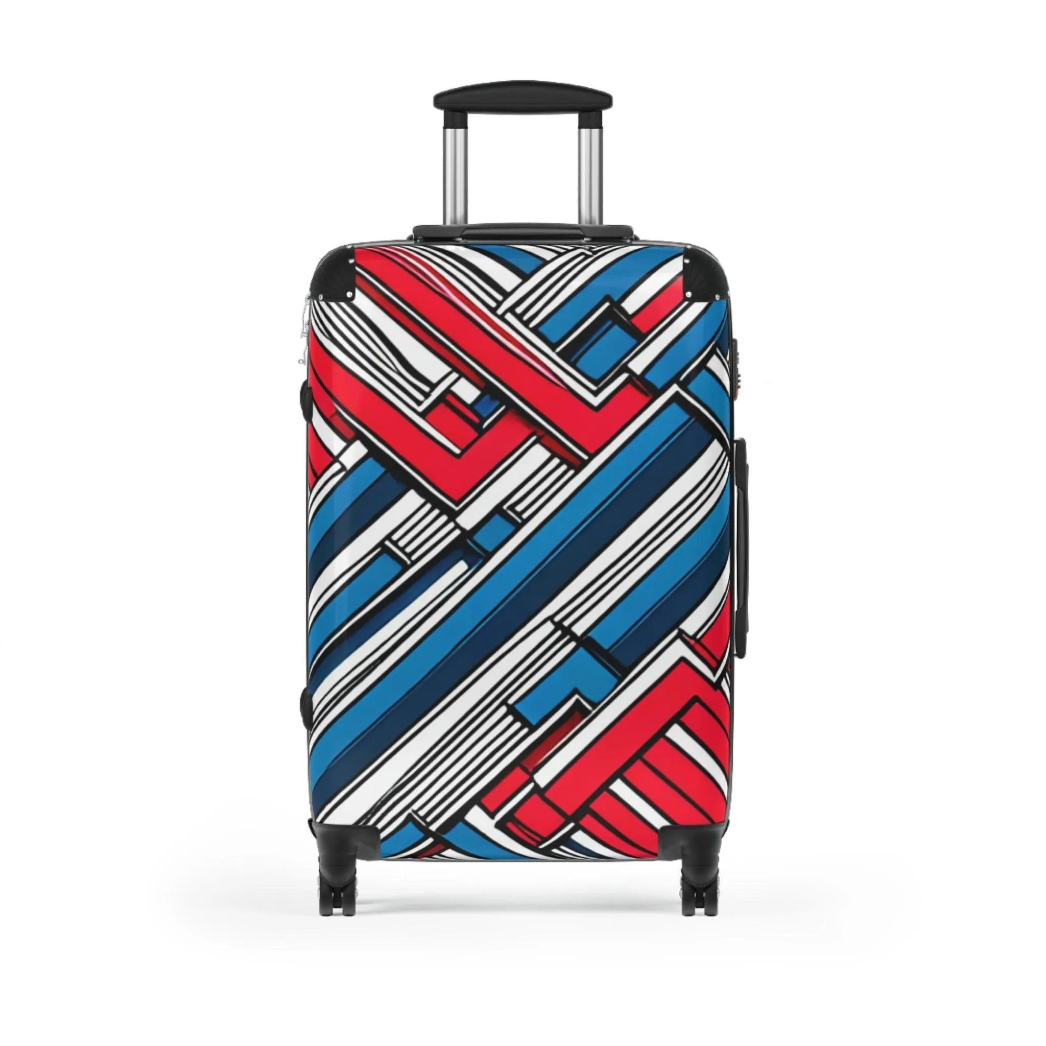 Geometric Patriot Suitcase