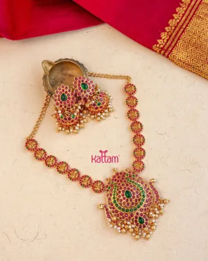 Goddess Peacock Necklace Set
