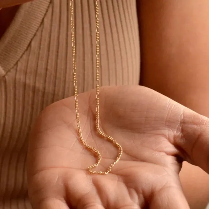 Golden Whisper: 14K Gold Filled Chain Necklace