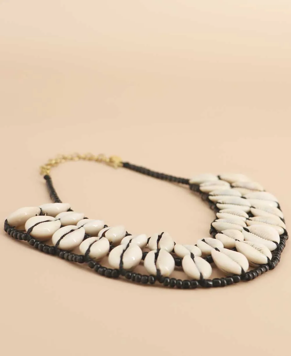 Handcrafted Kenyan Cowrie Shell Necklace
