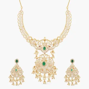 Irene Nakshatra CZ Necklace Set