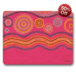 Kelly Lane | Red Spirit Set of 6 Placemats - 29x22cm (Gift Box)