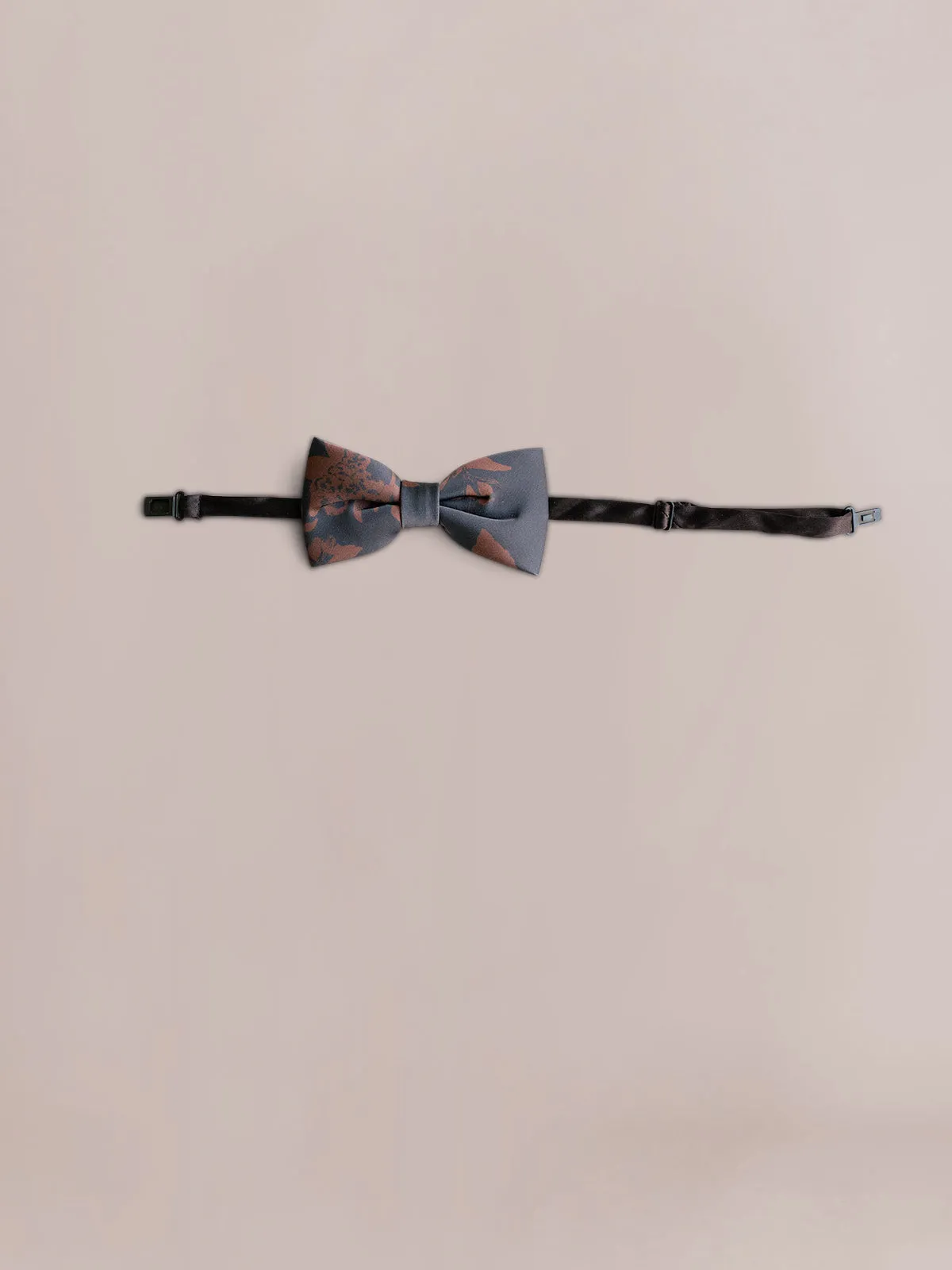 Kids Satin Floral Print Bowtie | Made To Order