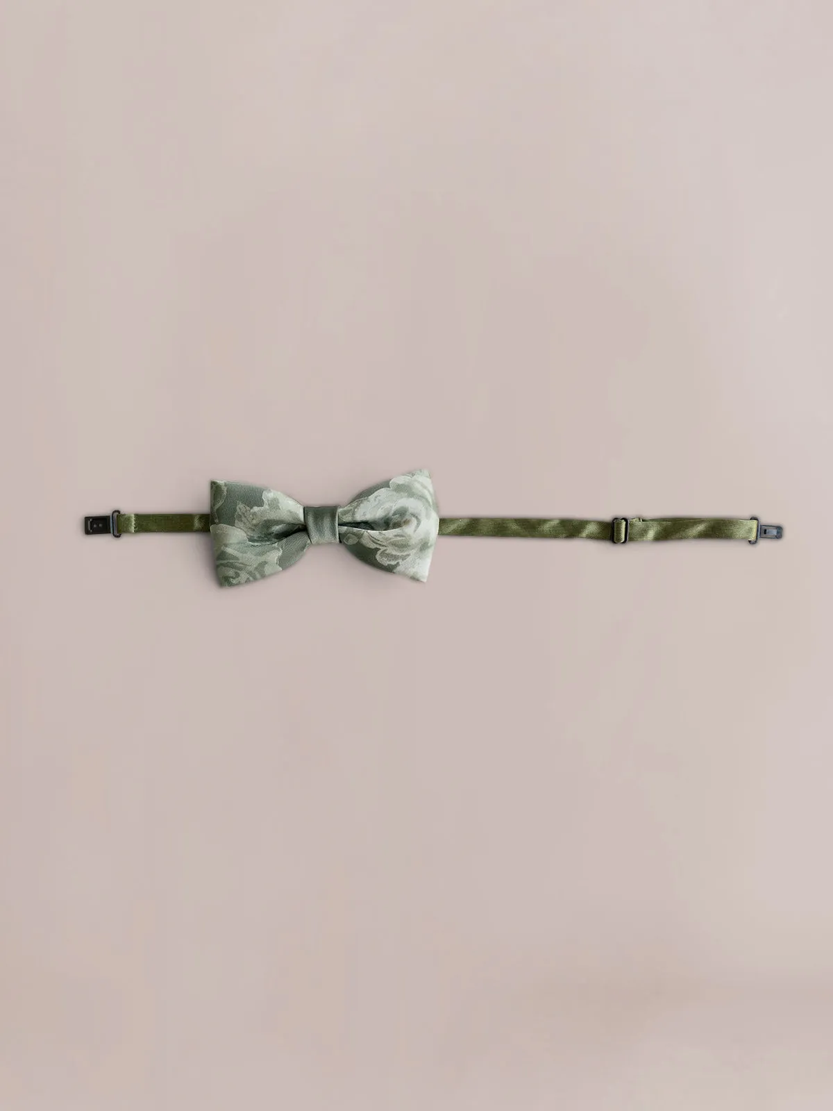Kids Satin Floral Print Bowtie | Made To Order