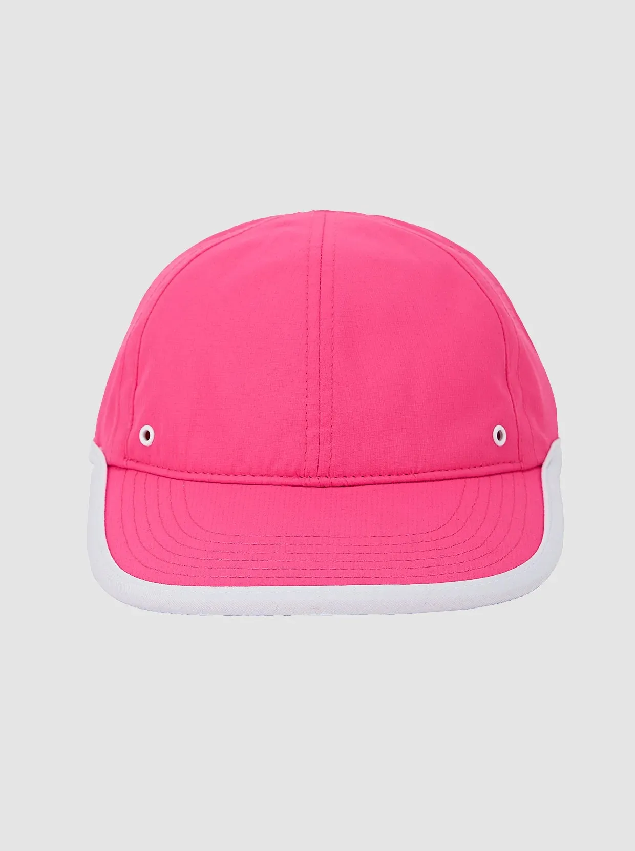 Ladies Solid Pink and white Active Hat