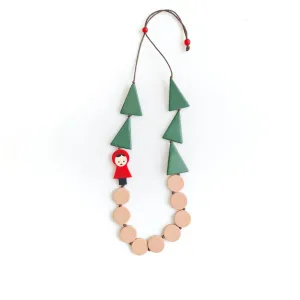 Little Red Riding Hood Forrest Necklace