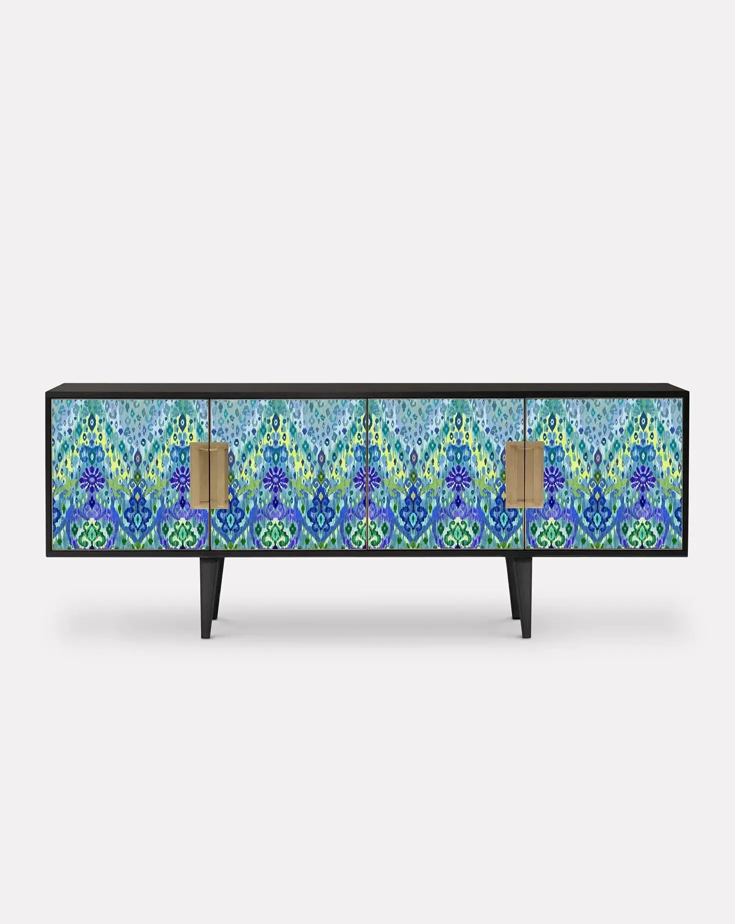 Matthew Williamson Blake Ikat Animal Blue Cabinet