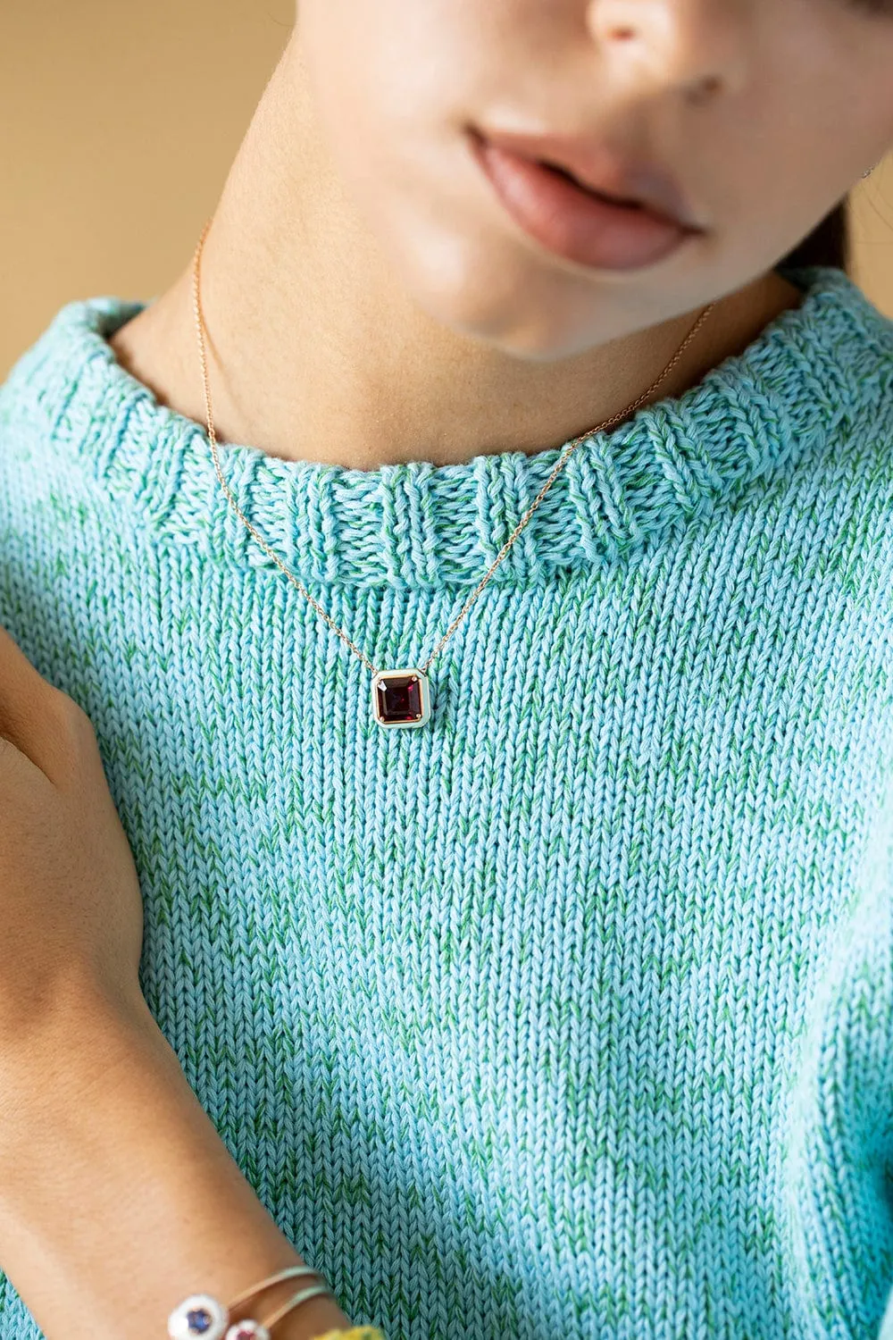 Mina Green Pendant
