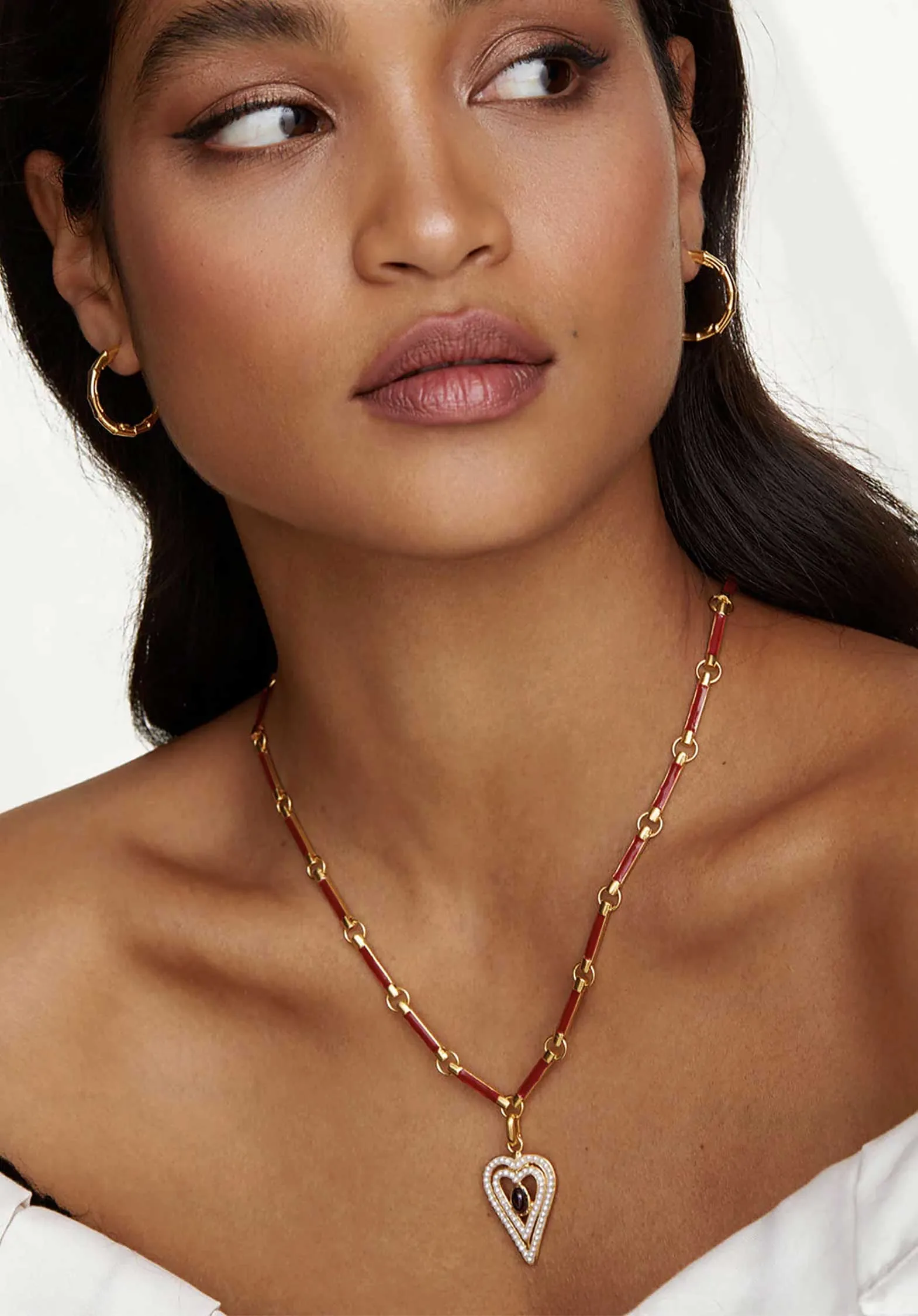 Necklace Carmenta Neck Red