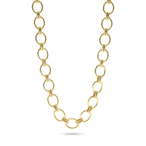 Necklace - Cleopatra Grande Link - Gold