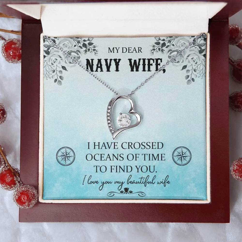 Ocean of Love Necklace: A Timeless Tribute to the Navy Wife's Enduring Love