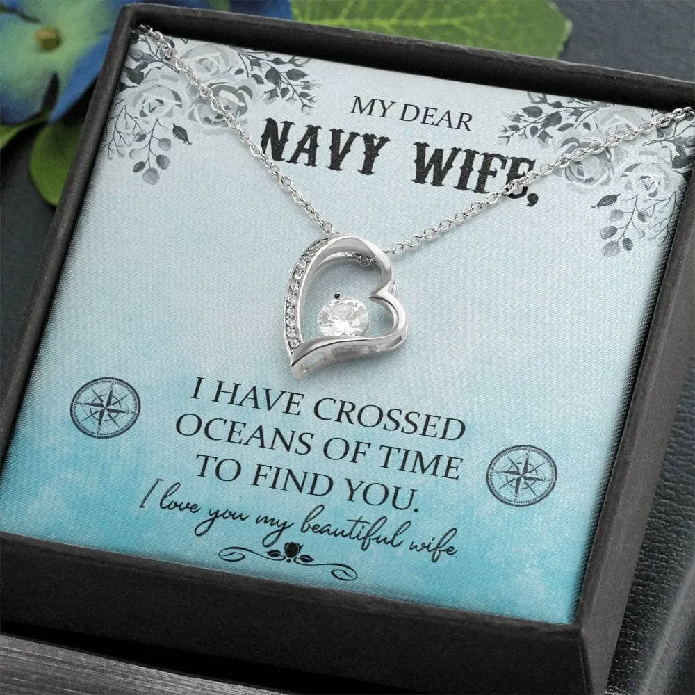 Ocean of Love Necklace: A Timeless Tribute to the Navy Wife's Enduring Love