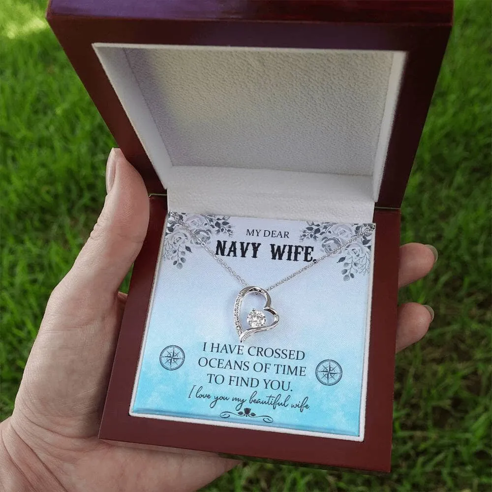 Ocean of Love Necklace: A Timeless Tribute to the Navy Wife's Enduring Love