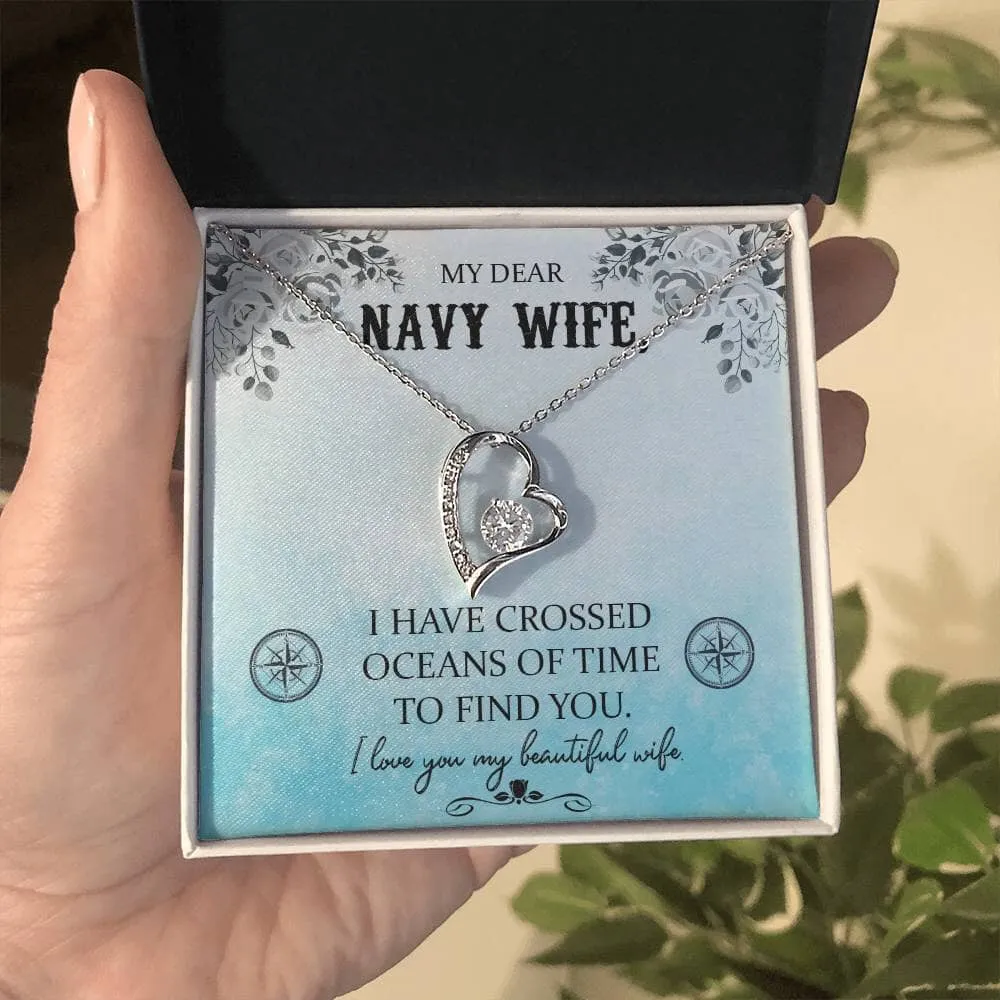 Ocean of Love Necklace: A Timeless Tribute to the Navy Wife's Enduring Love
