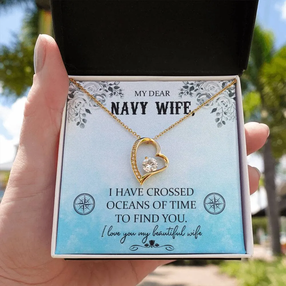 Ocean of Love Necklace: A Timeless Tribute to the Navy Wife's Enduring Love