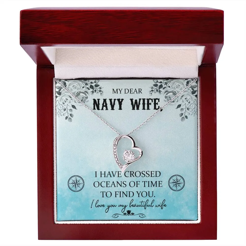 Ocean of Love Necklace: A Timeless Tribute to the Navy Wife's Enduring Love