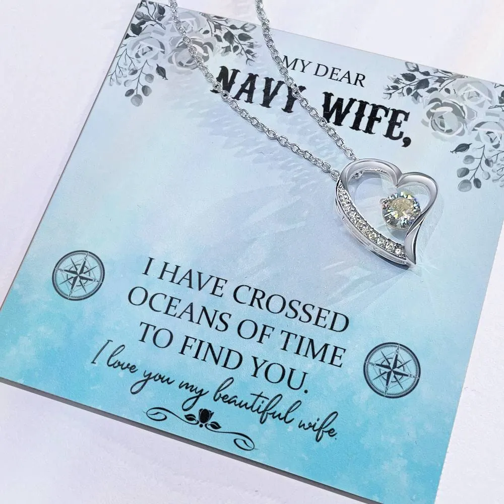 Ocean of Love Necklace: A Timeless Tribute to the Navy Wife's Enduring Love