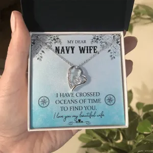 Ocean of Love Necklace: A Timeless Tribute to the Navy Wife's Enduring Love
