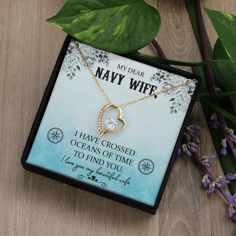 Ocean of Love Necklace: A Timeless Tribute to the Navy Wife's Enduring Love
